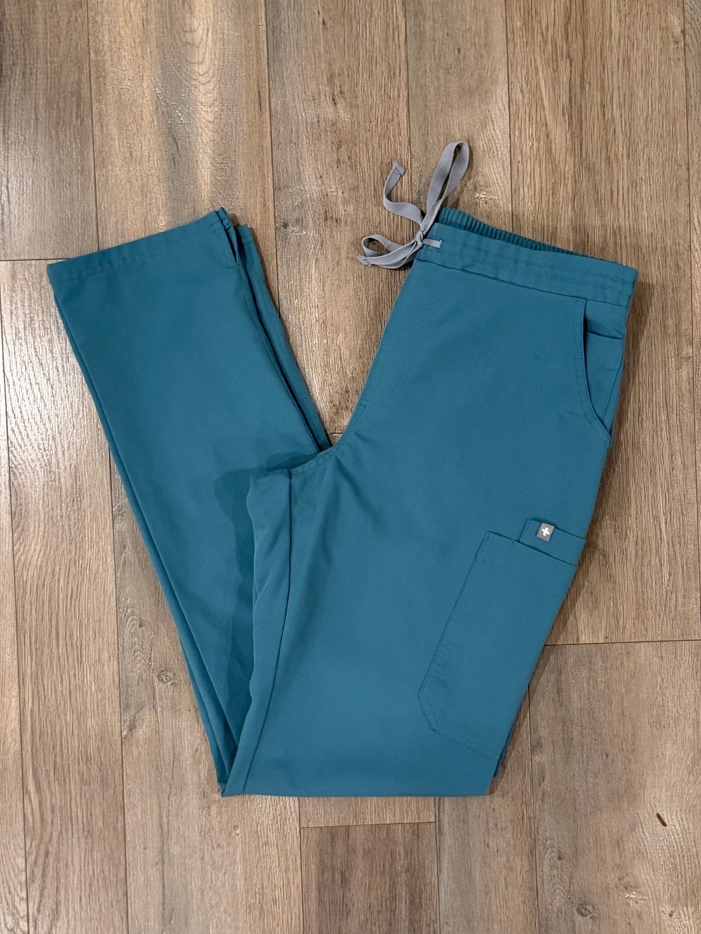 Hydro-Green Yola Cargo Scrub Pants - Comfortable Drawstring Bottoms
